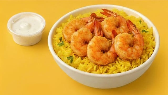 Shrimp Rice Bowl.