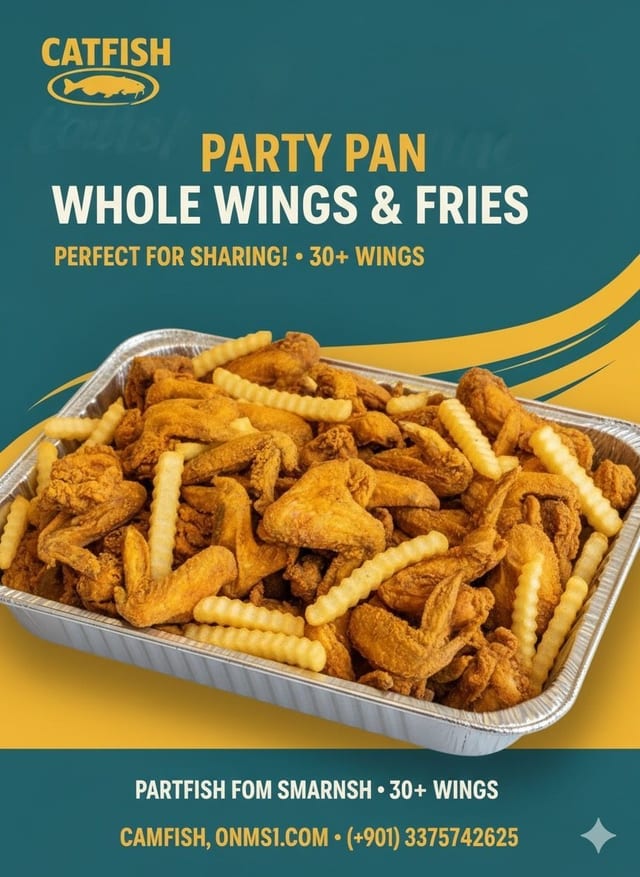 50 Piece Chicken Wings.