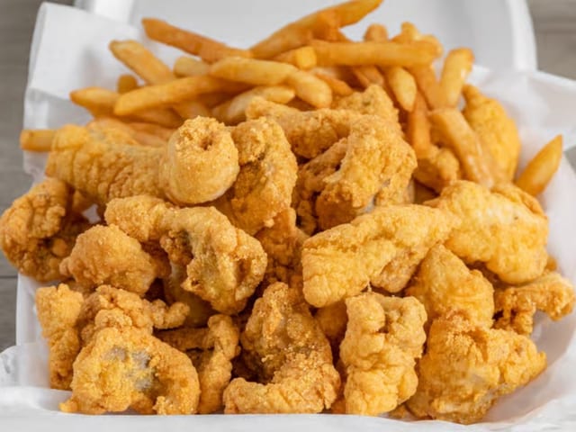1/2 Pan Catfish Nuggets.