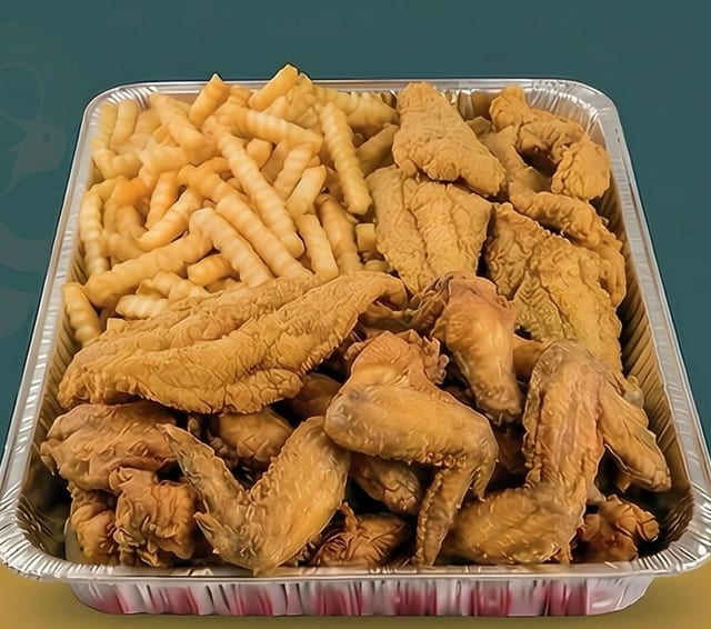 10 Wings 4 Fish No Fries.