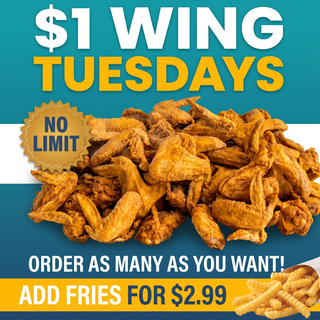 $1 Wing Tuedsdays Special